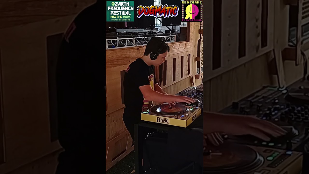13 Yr Old Scratch DJ Dogmatic @ Earth Frequency Festival 04/05/24 Pt 2 #scratch #dj #scratching