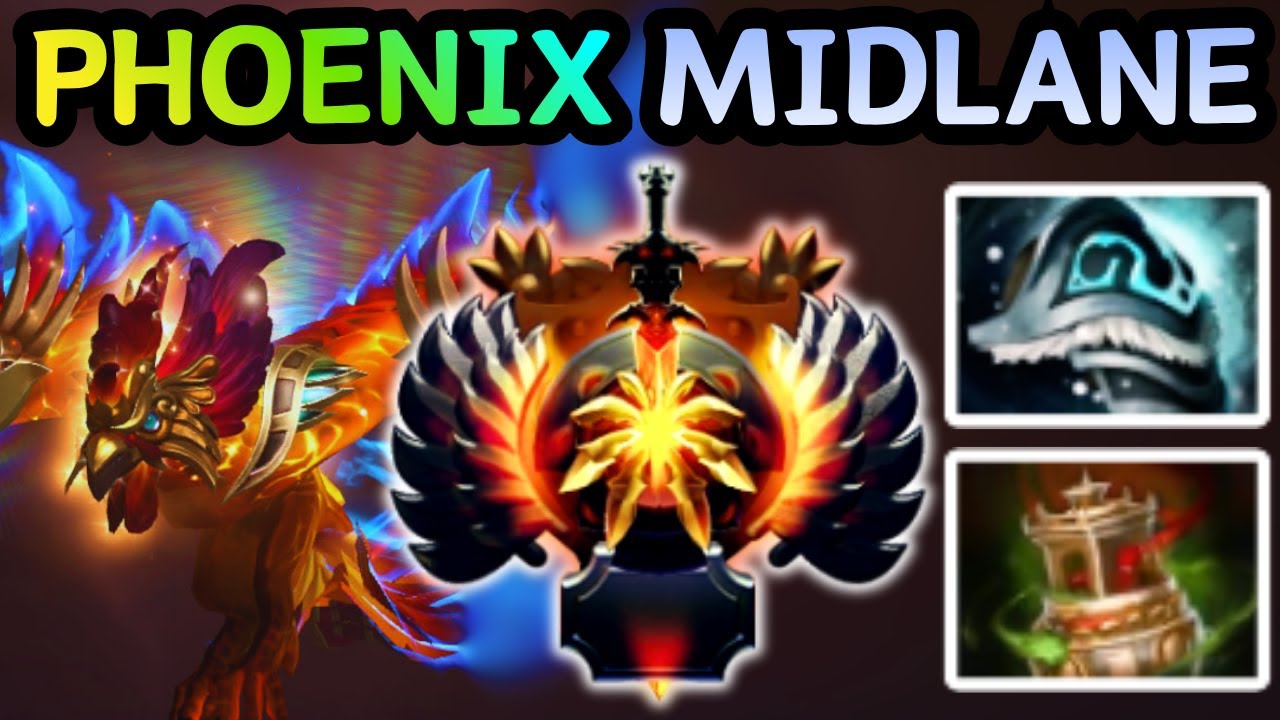 🔥 PHOENIX MID &mdash; INSANE FIRE DAMAGE, EVERYONE MELTS 😂 | DOTA 2 🔥