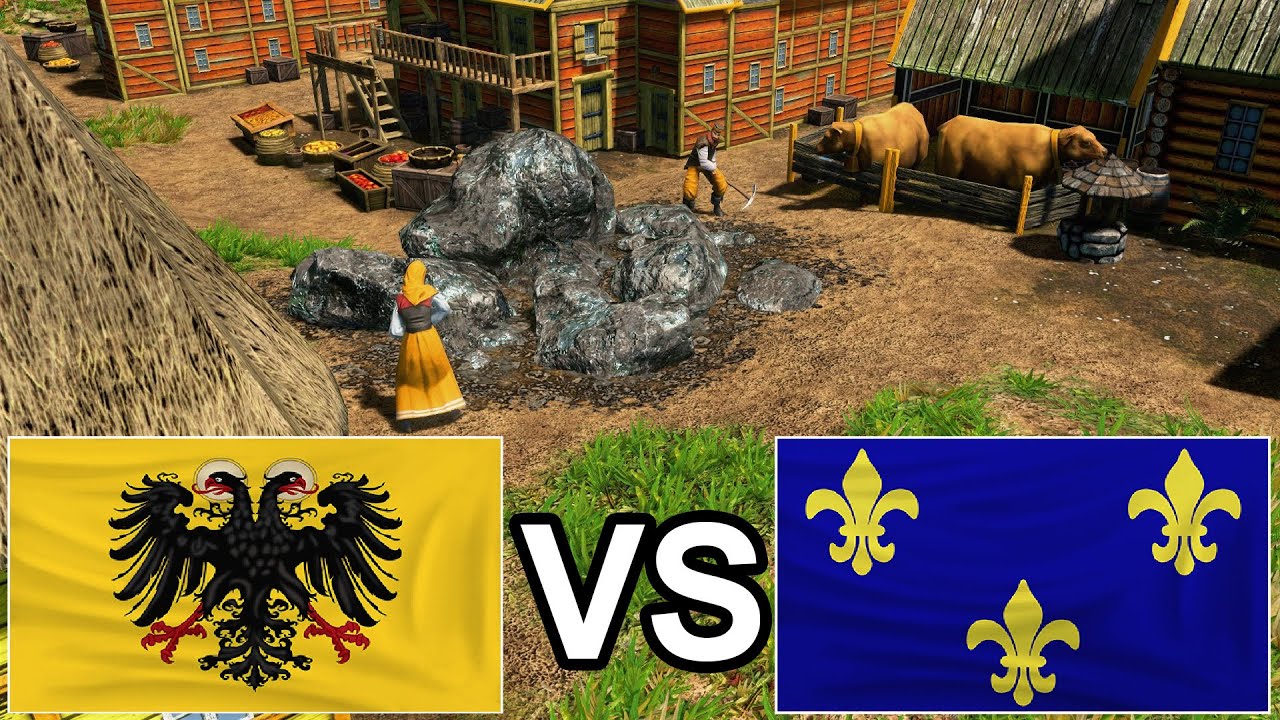 Revnak going MAX pop with the Germans! [Age of Empires 3: Definitive Edition]