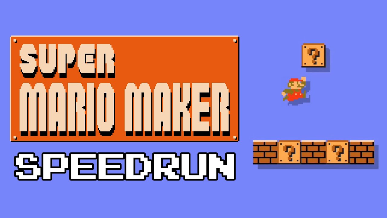 Speedrunning Super Mario Bros. INSIDE Mario Maker?!