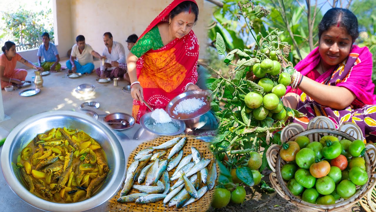 কাঁচা টমেটো দিয়ে ছোট মাছের এই ঝোল বড় মাছকেও হার মানাবে |