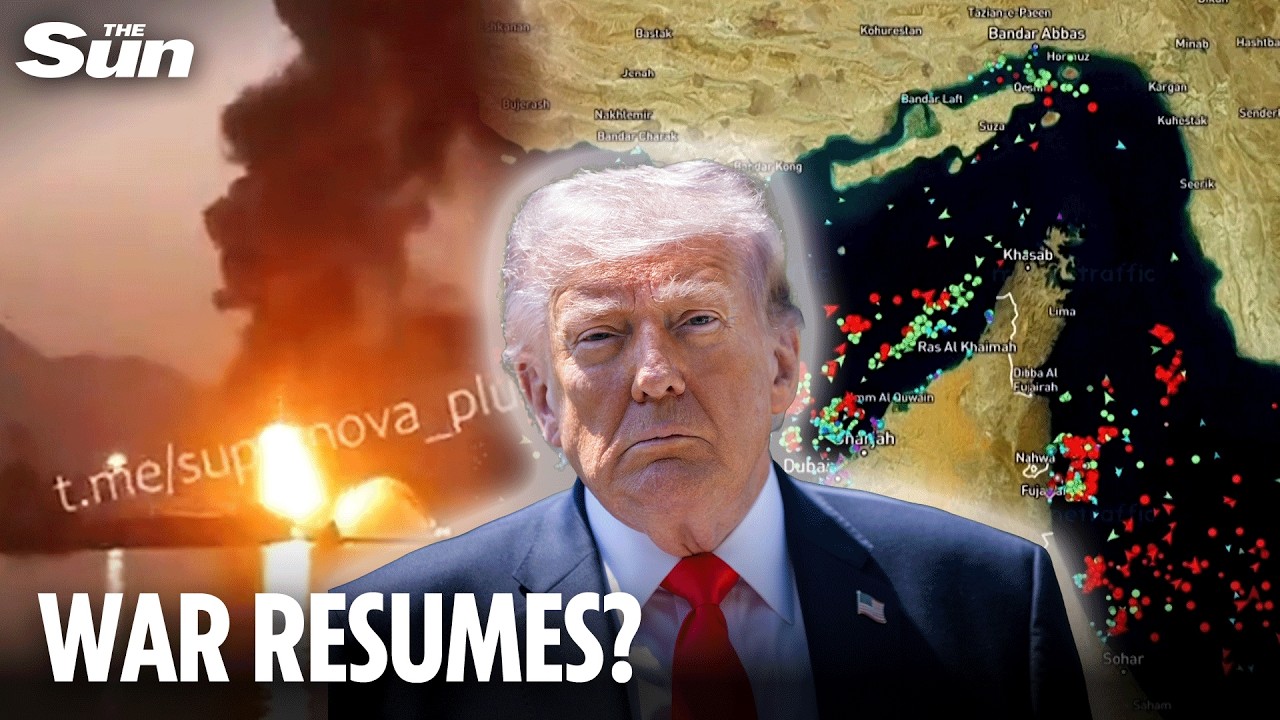 US strikes fast boats in the Strait & UAE oil plant hit by Iran