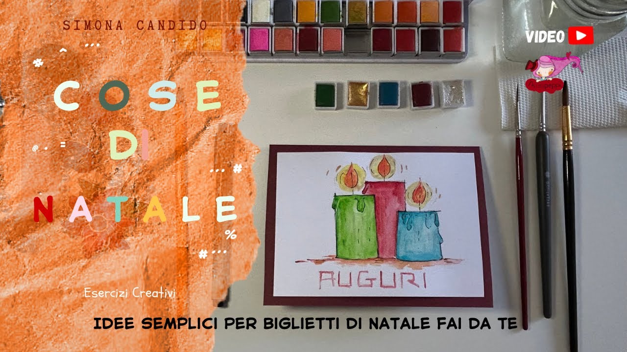 Come dipingere un biglietto Natalizio ad acquerello