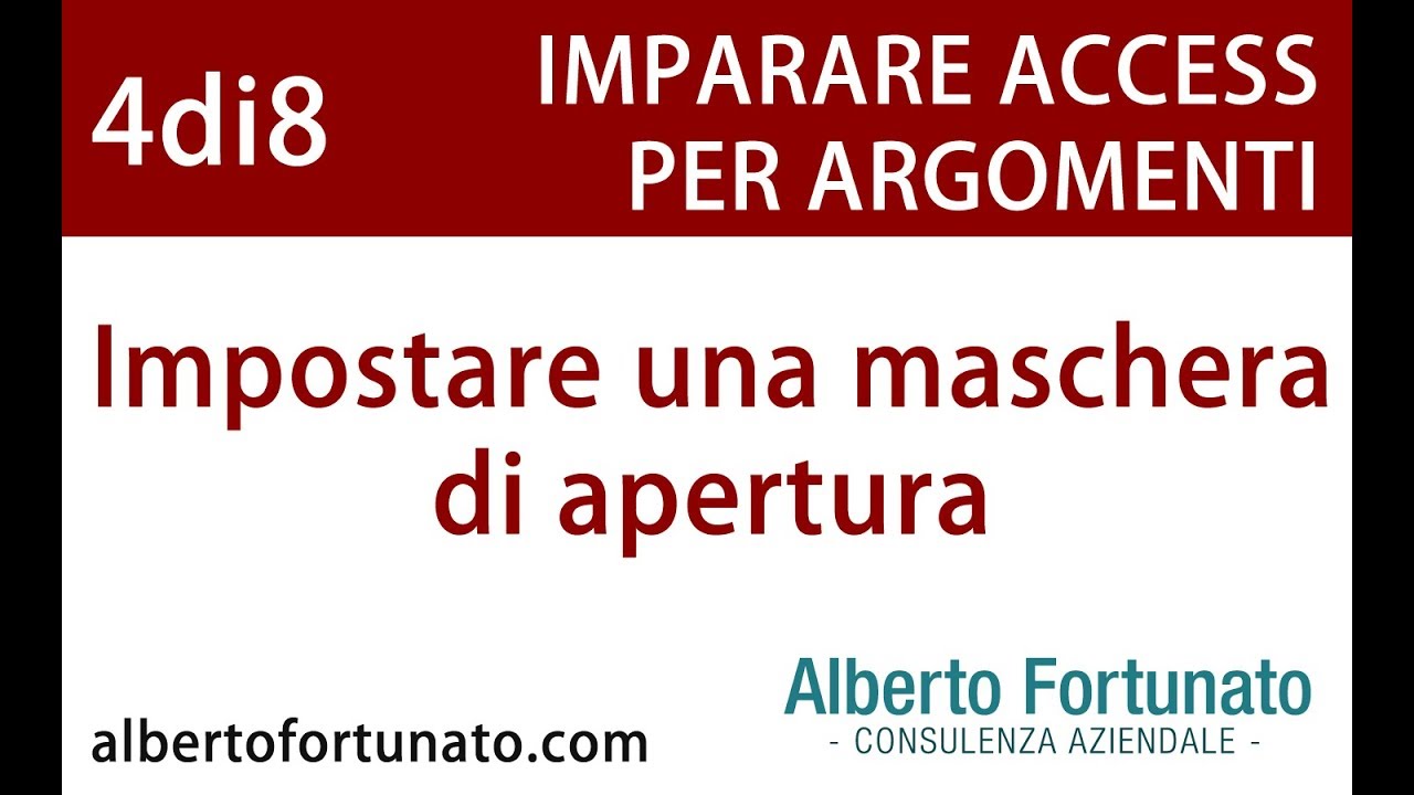 Creare un Menu Principale in Access: La Dashboard di Avvio (Tutorial 2026). Lezione 4
