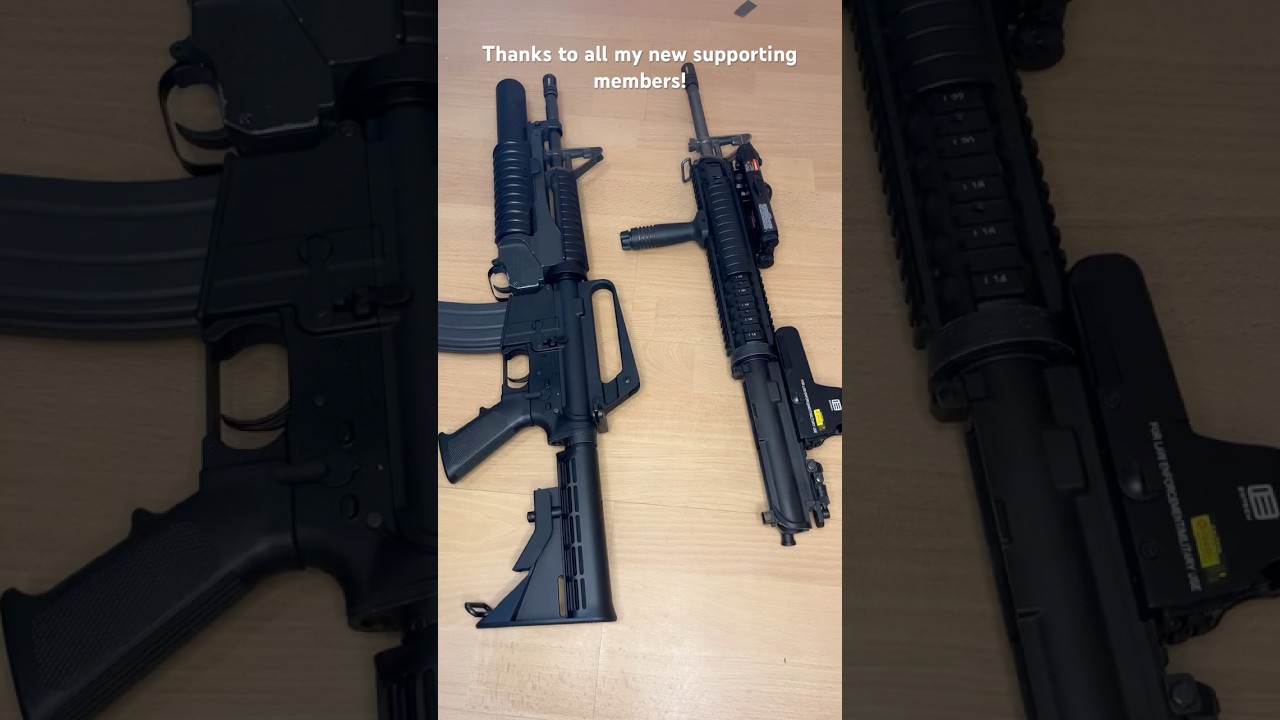 Colt M4 M723 with M203 to FN M16A4 Conversion by Marui #gbbr #airsoft #assembly #disassembly  #AR15
