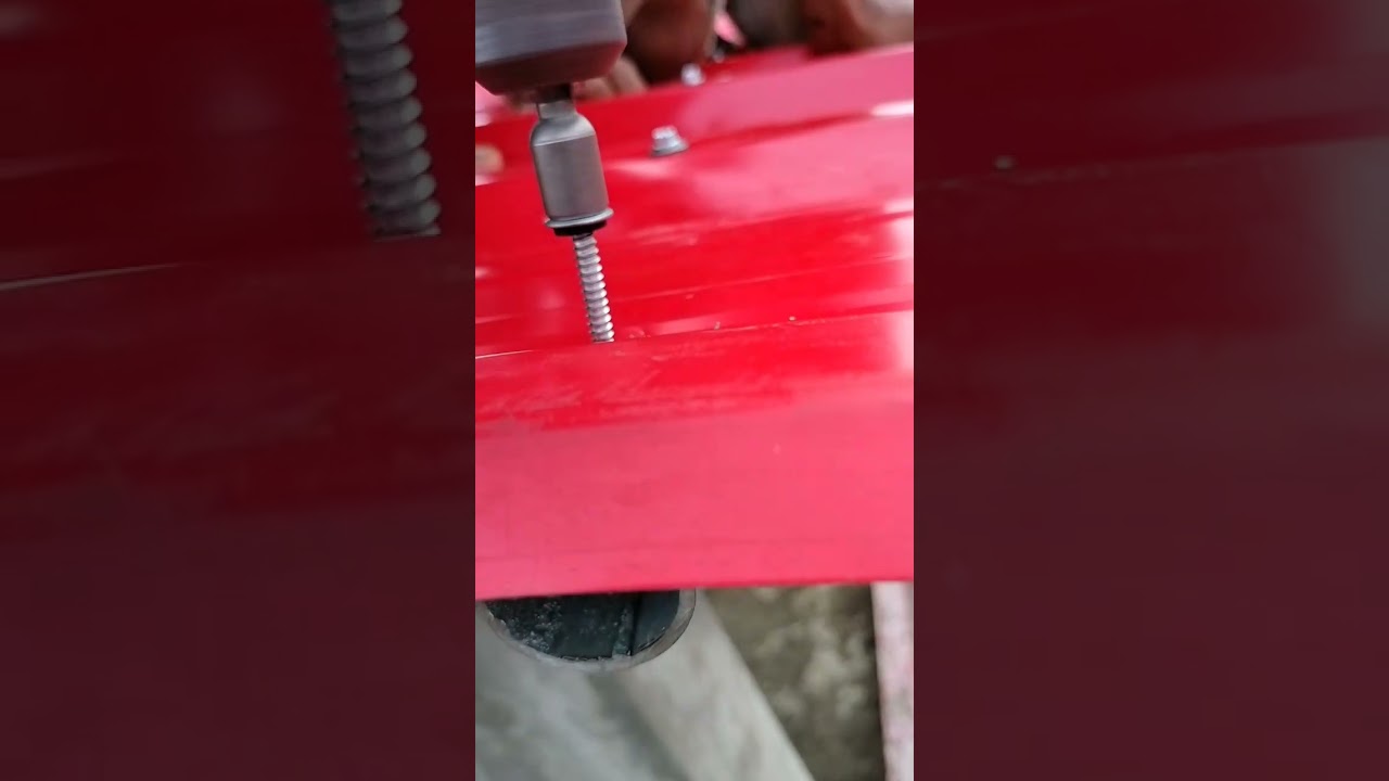 Self tapping Screw on roof | colour sheet fitting |
