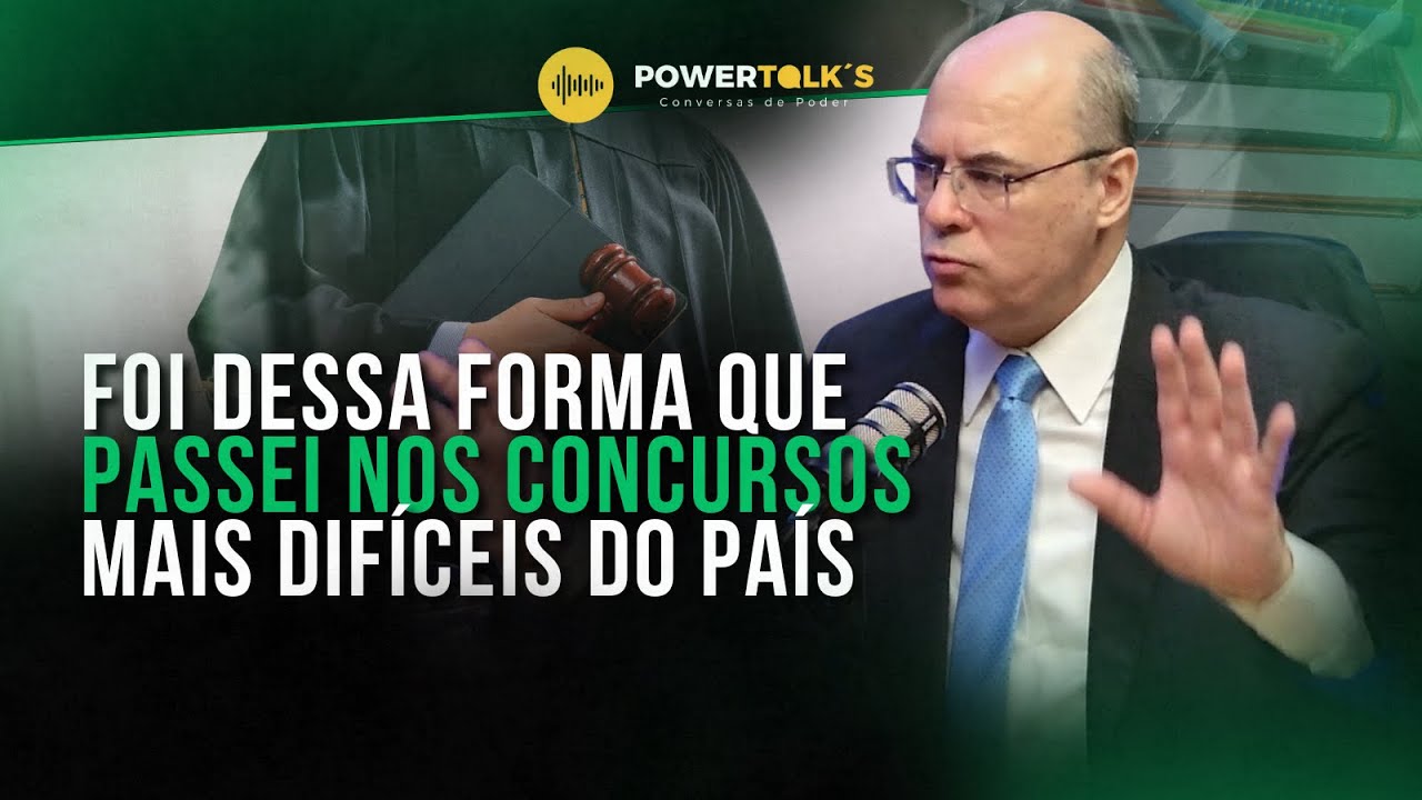 ENTENDA COMO WILSON WITZEL PASSOU NOS CONCURSOS MAIS DIFÍCEIS DO BRASIL