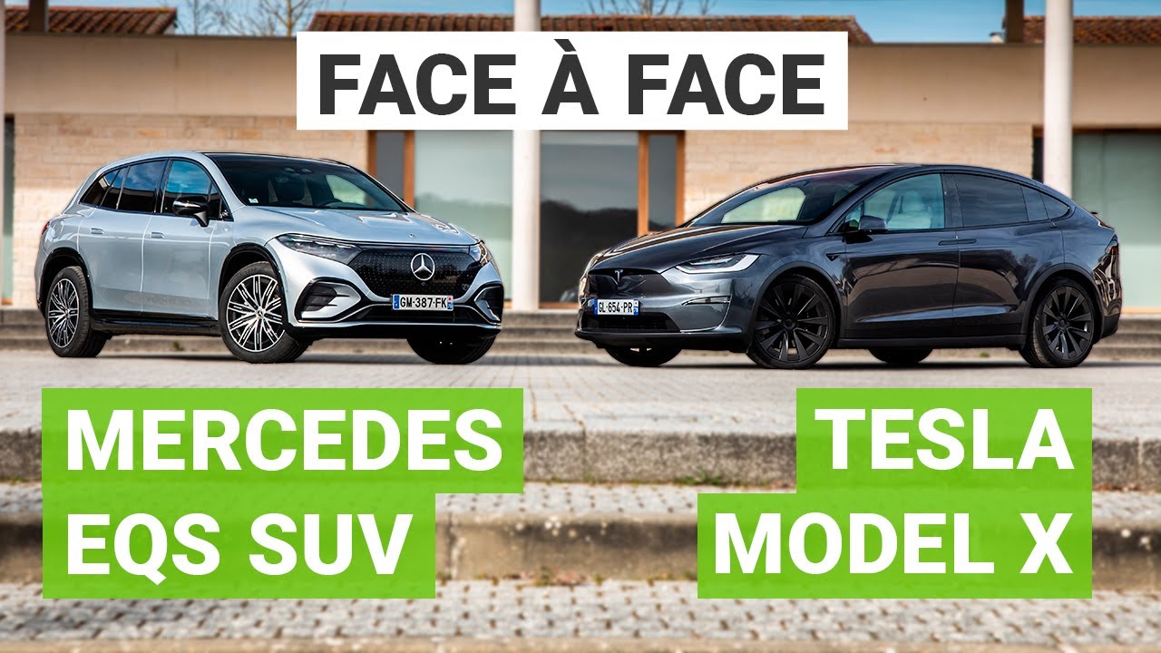 Tesla Model X Plaid vs. Mercedes EQS SUV 580 AMG : duel des plus prestigieux SUV électriques
