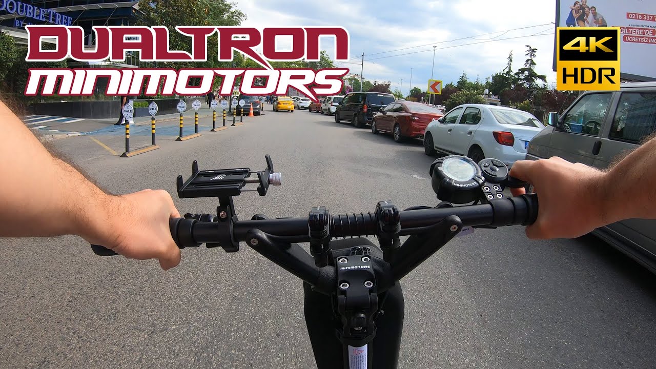 Dualtron Mini Special Electric Scooter - Istanbul Test Ride (Environment Sound Only) 4K
