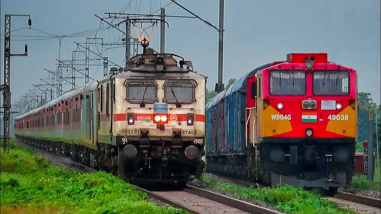 Dangerous WAP 7 KUMBHA+ SHAKTIPUNJ+ AHMEDABAD WEEKLY+ AJMER SF+ HUMSAFAR+ AC DURONTO+ KAMAKHYA PURI