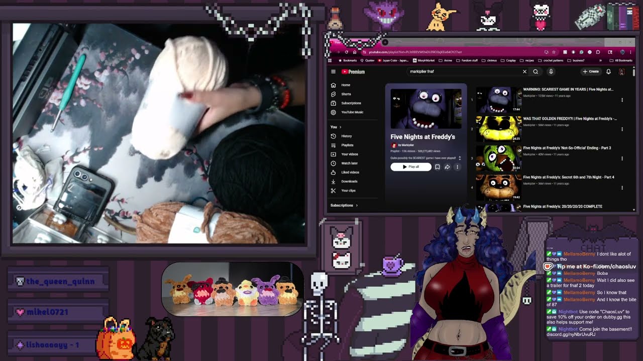 Making FNAF Beans while watching FNAF