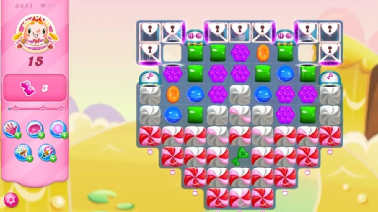 Candy Crush Saga LEVEL 5451 NO BOOSTERS (new version)