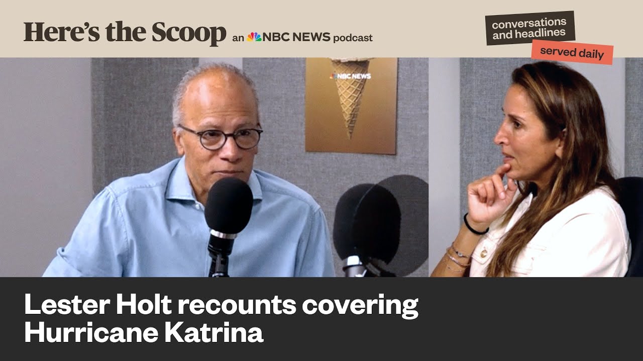 Lester Holt on why covering Hurricane Katrina felt 'shameful'