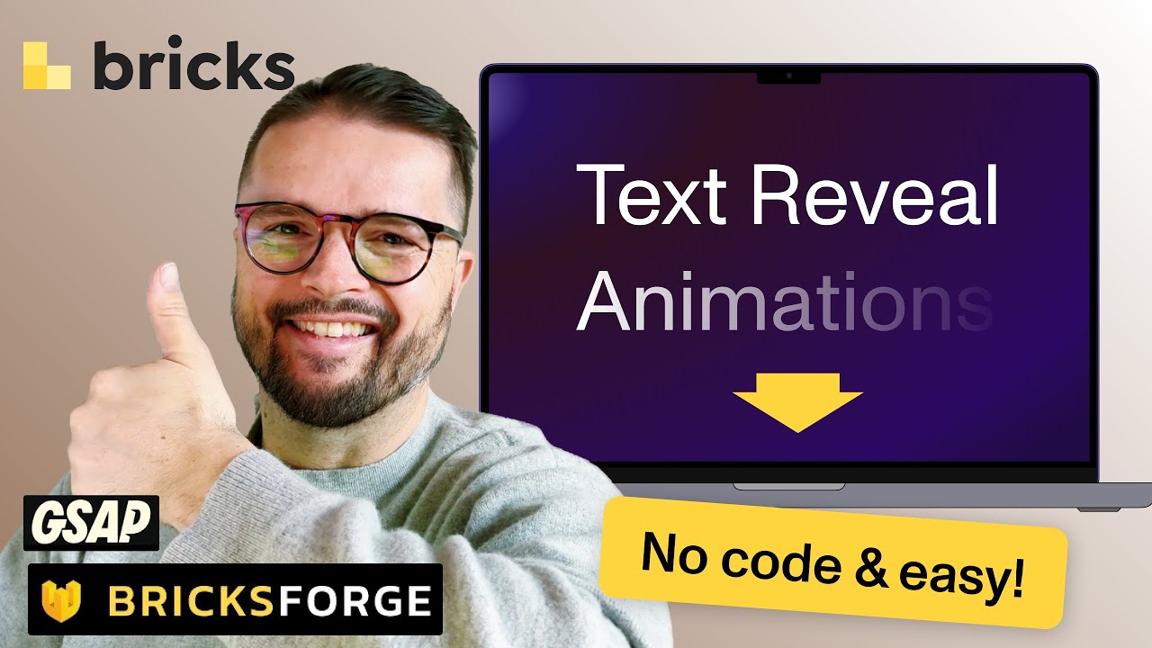 Awesome Text Reveal Effect on Scroll with Bricksbuilder