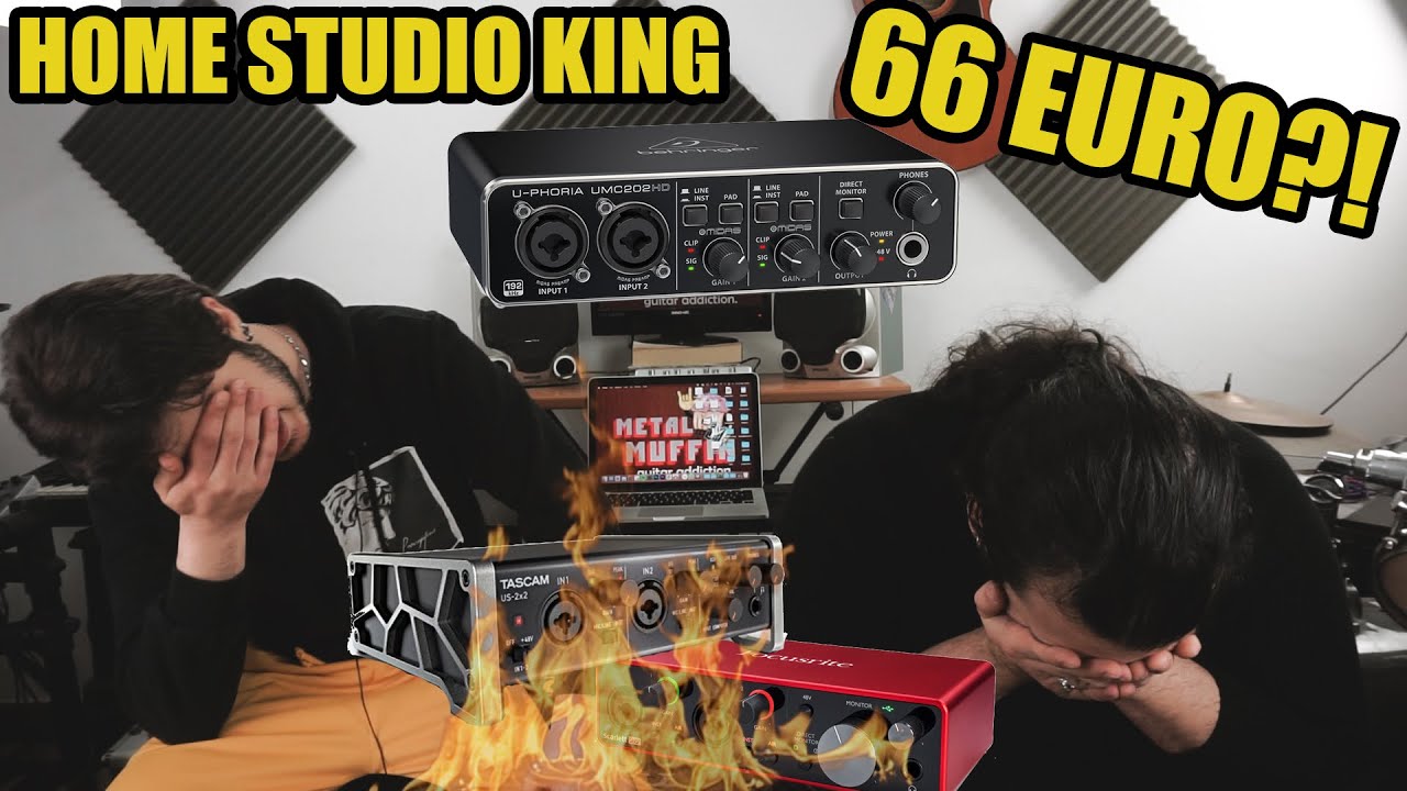 MIGLIOR SCHEDA AUDIO ECONOMICA | Focusrite 2i2, Tascam US2x2, Behringer U-Phoria: c'è differenza?