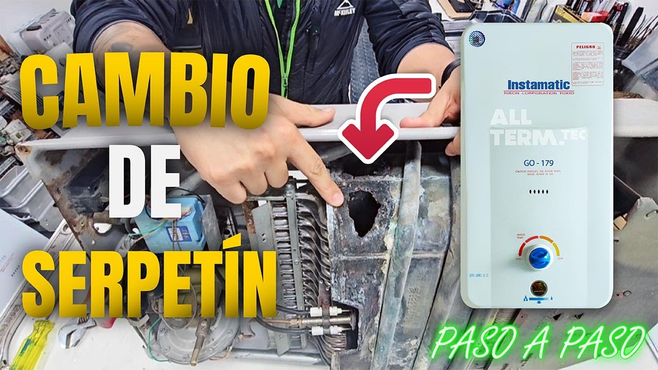 Cambio de Serpetín de un CALEFÓN Paso a Paso