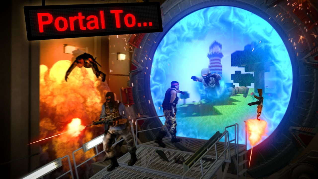 Going Through the Area 51 Portal - Garry's Mod