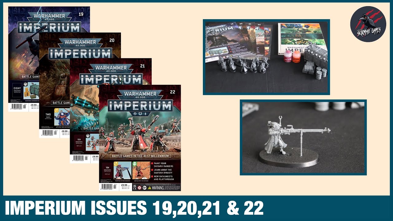 WARHAMMER IMPERIUM MAGAZINE ISSUES 19, 20, 21 & 22 - Adeptus Mechanicus - All The Contents & Build