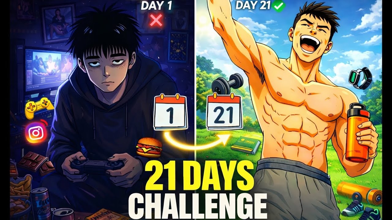 21 दिन में बॉडी ट्रांसफॉर्मेशन 😱 घर पर ही कमाल!|The Transformation Is UNBELIEVABLE 😱”