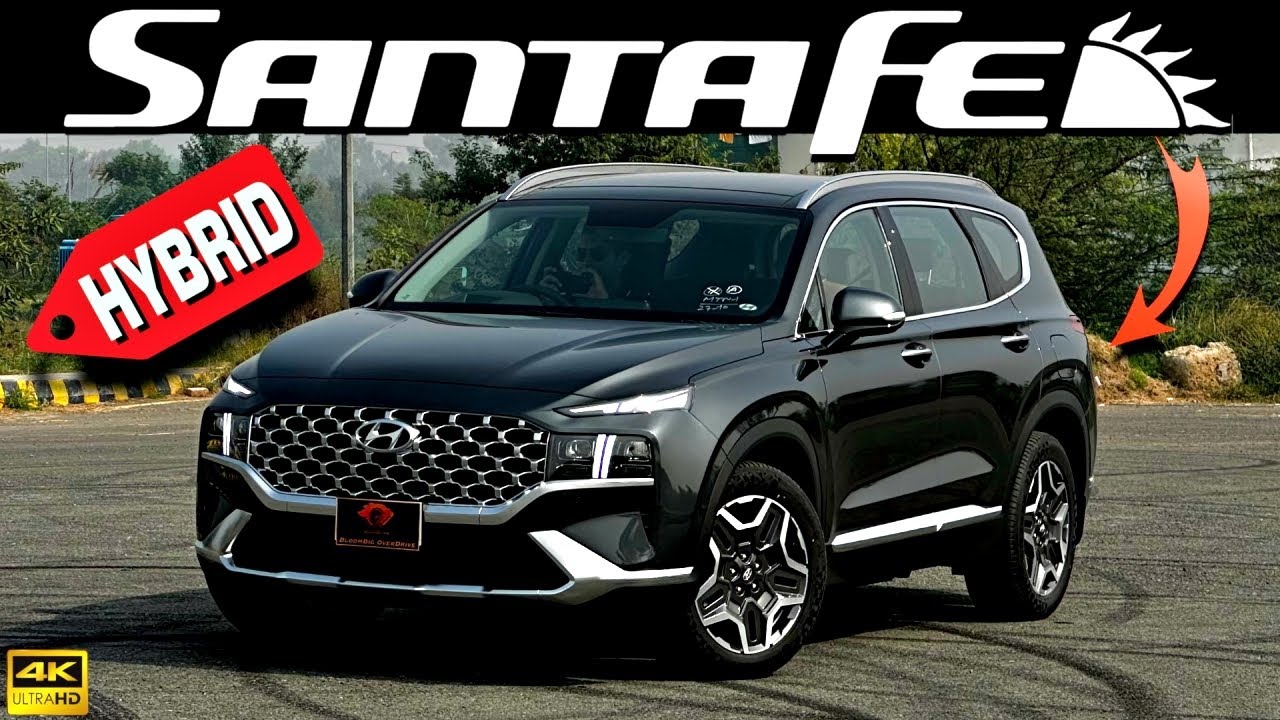 Обзор нового Hyundai Santa Fe 1.6T Hybrid / Первый 7-местный гибридный внедорожник в Пакистане