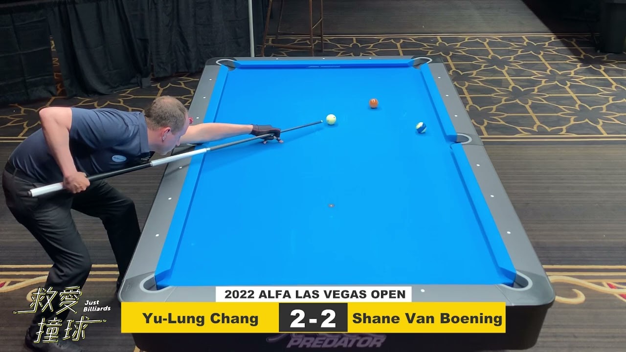 「2022 ALFA LAS VEGAS OPEN」Yu Lung Chang(張玉龍) vs Shane Van Boening