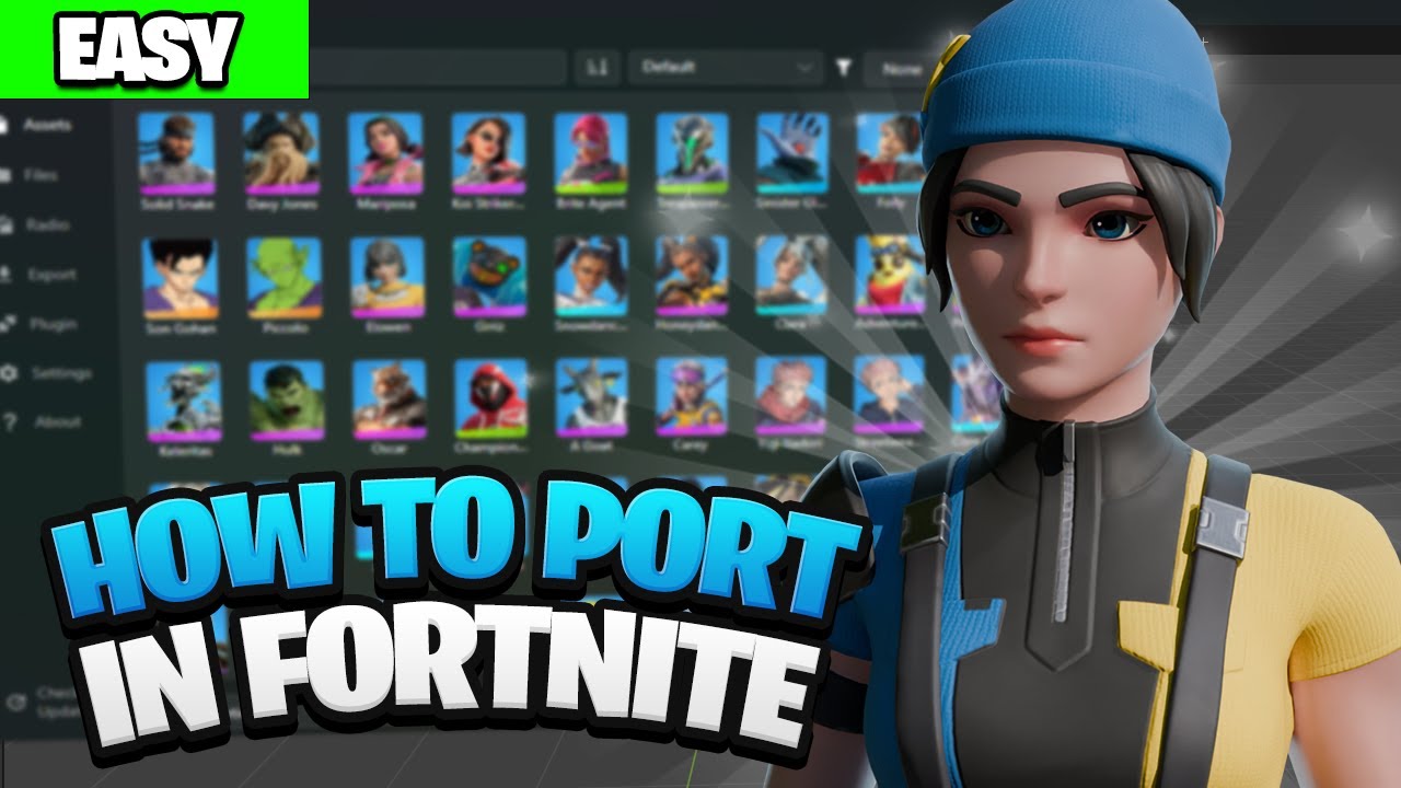 How To Import FORTNITE MODELS to BLENDER 2024!