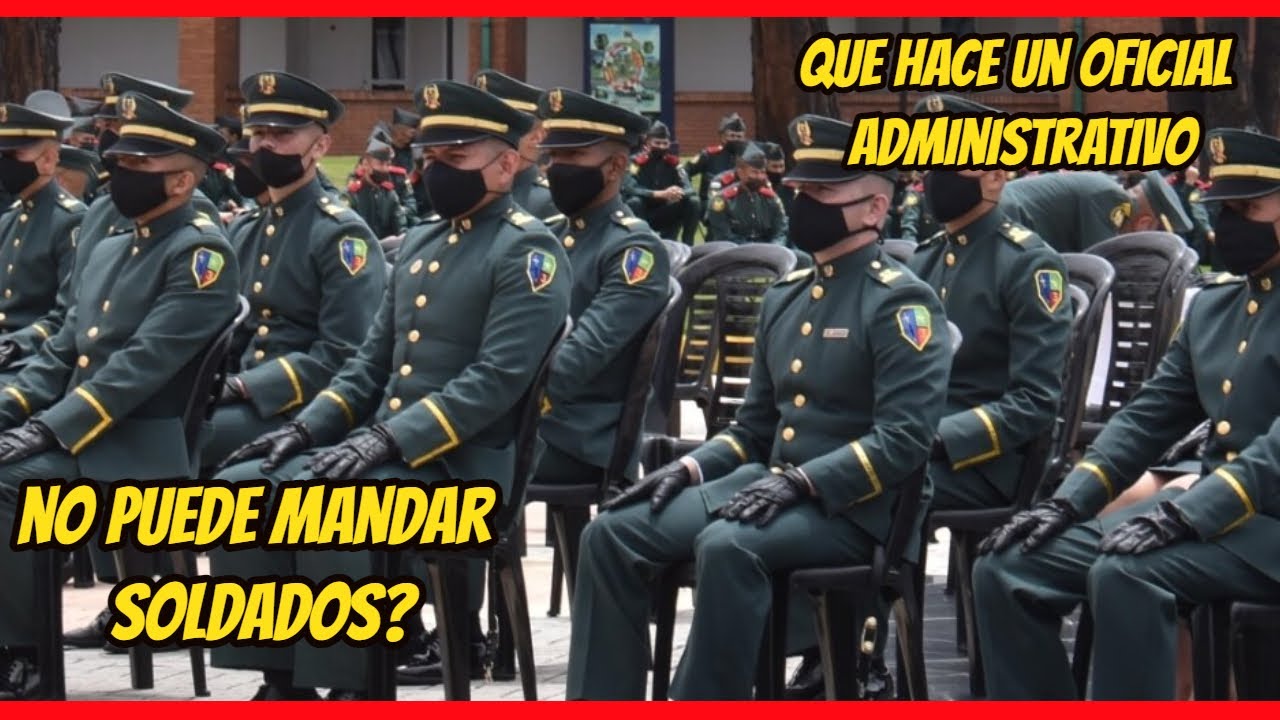 Que hace un oficial administrativo...no tiene mando de tropa?