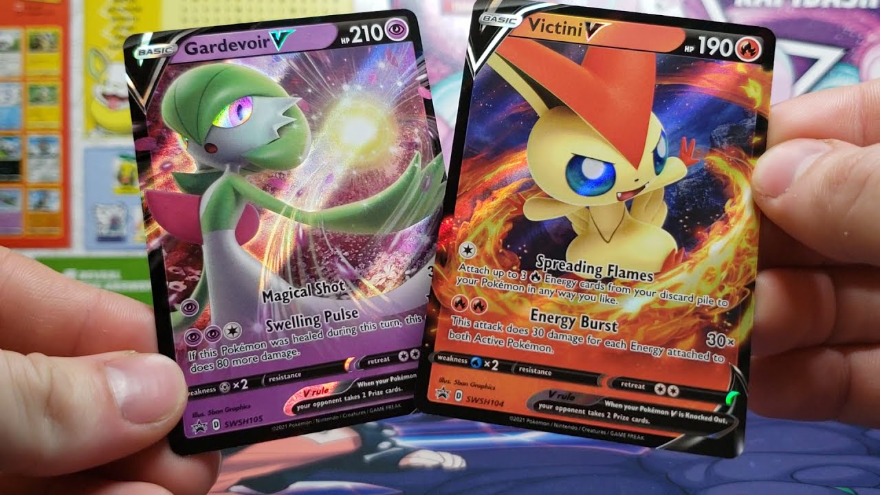 Pok&eacute;mon Victini vs. Gardevoir V Battle Deck Unboxing