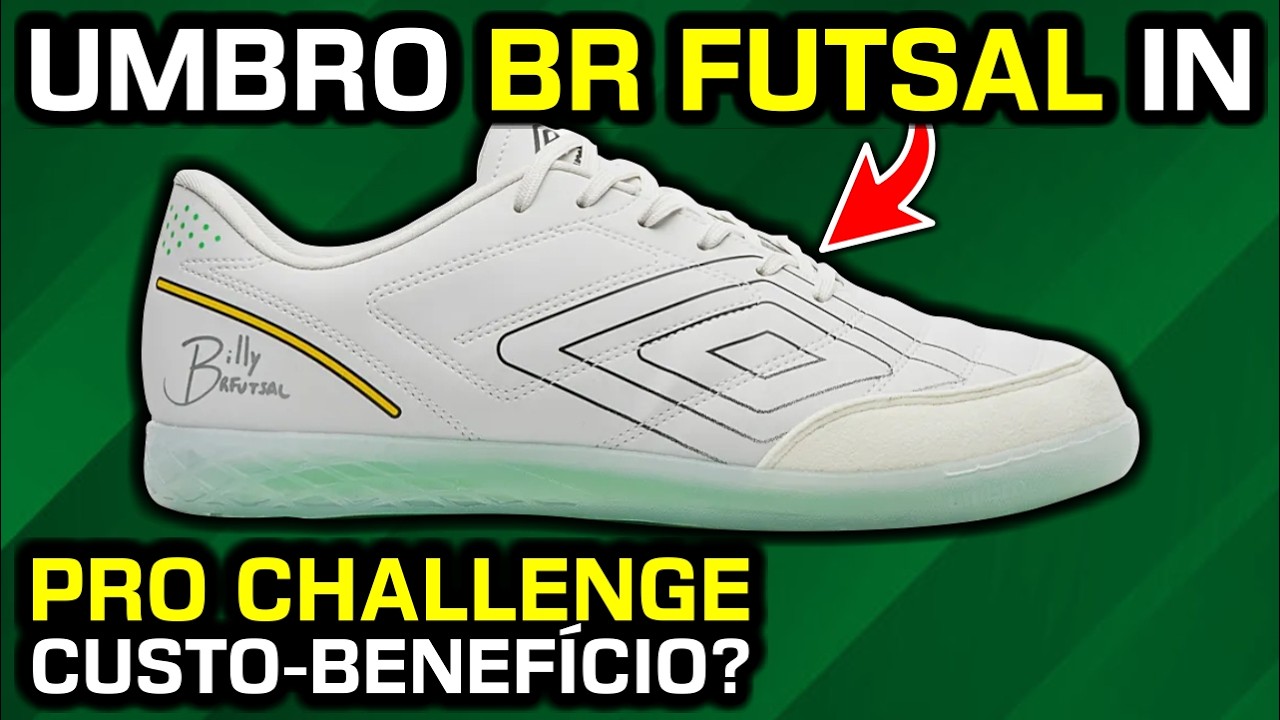 QUASE uma PRO CHALLENGE? - Análise chuteira futsal Umbro BR Futsal IN