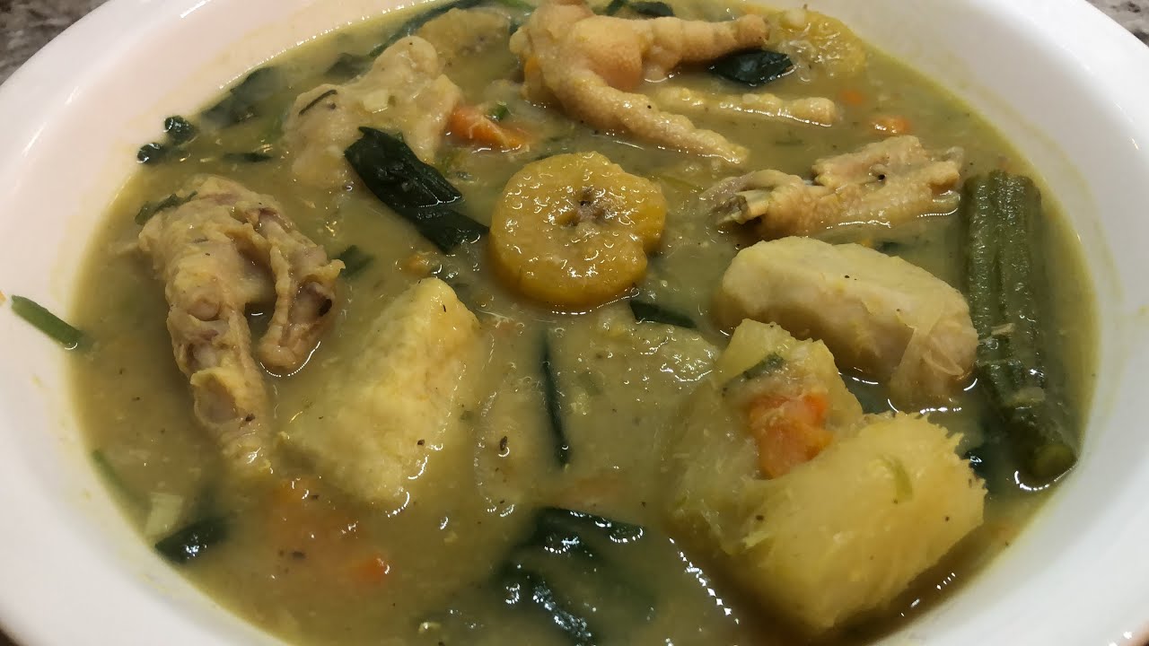 Гайанский суп из колотого гороха и куриных ножек