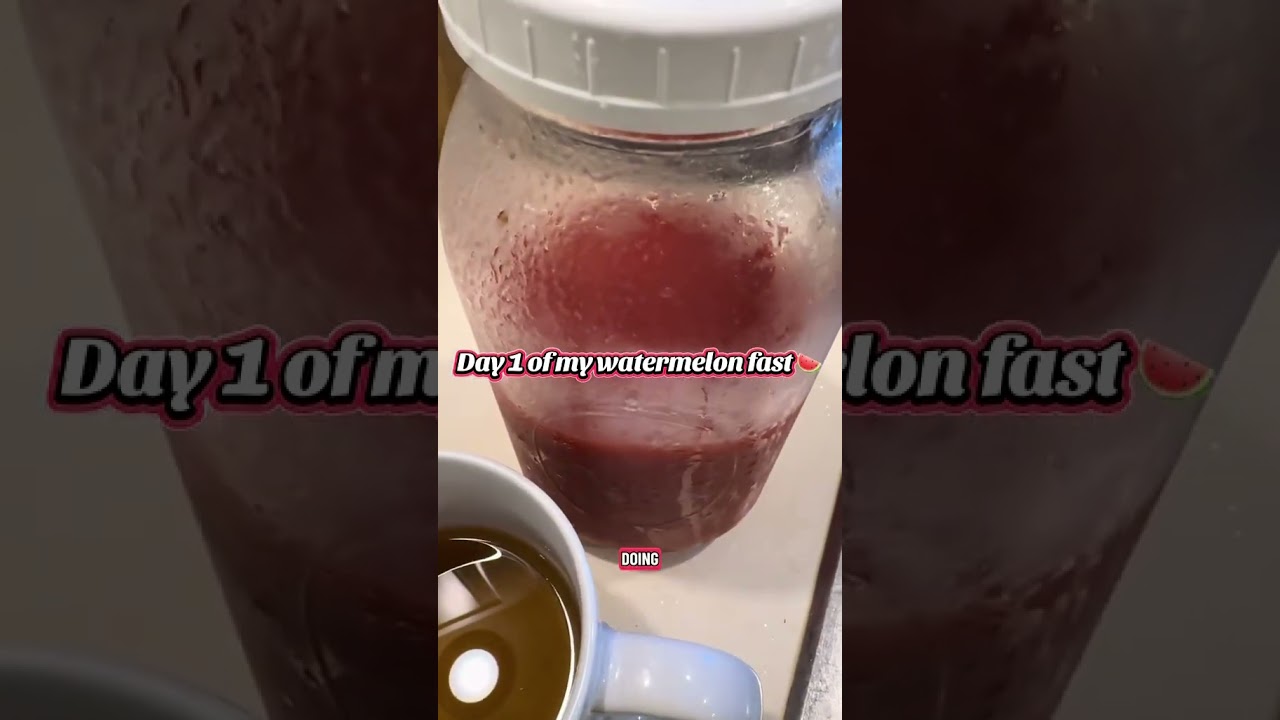Hydration. Detox. Discipline. Watermelon, herbs, and water only. Health first. Let&rsquo;s get it. #detox