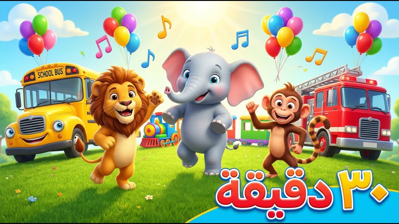 أجمل أغاني الأطفال 2026   30 دقيقة من المرح المستمر  عالم المرح Kids