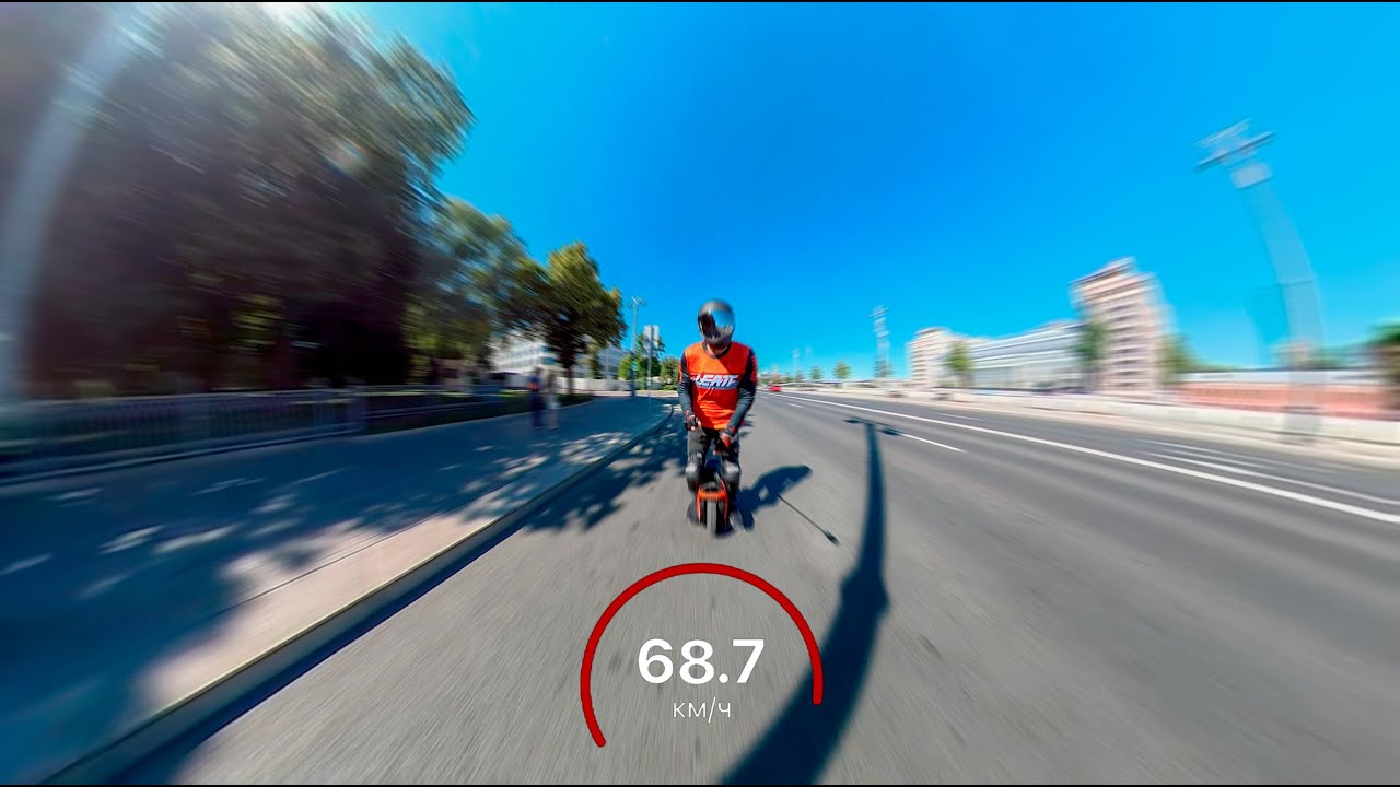 kingsong s22 проверка скорости (speed test)