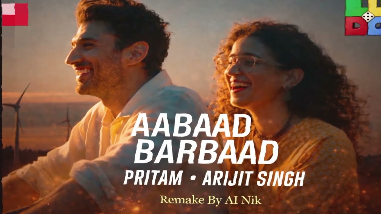 #01 Arijit Singh | Aabaad Barbaad | Abhishek B, Aditya K, Rajkumar R, Saniya, Fatima | Remake AI Nik