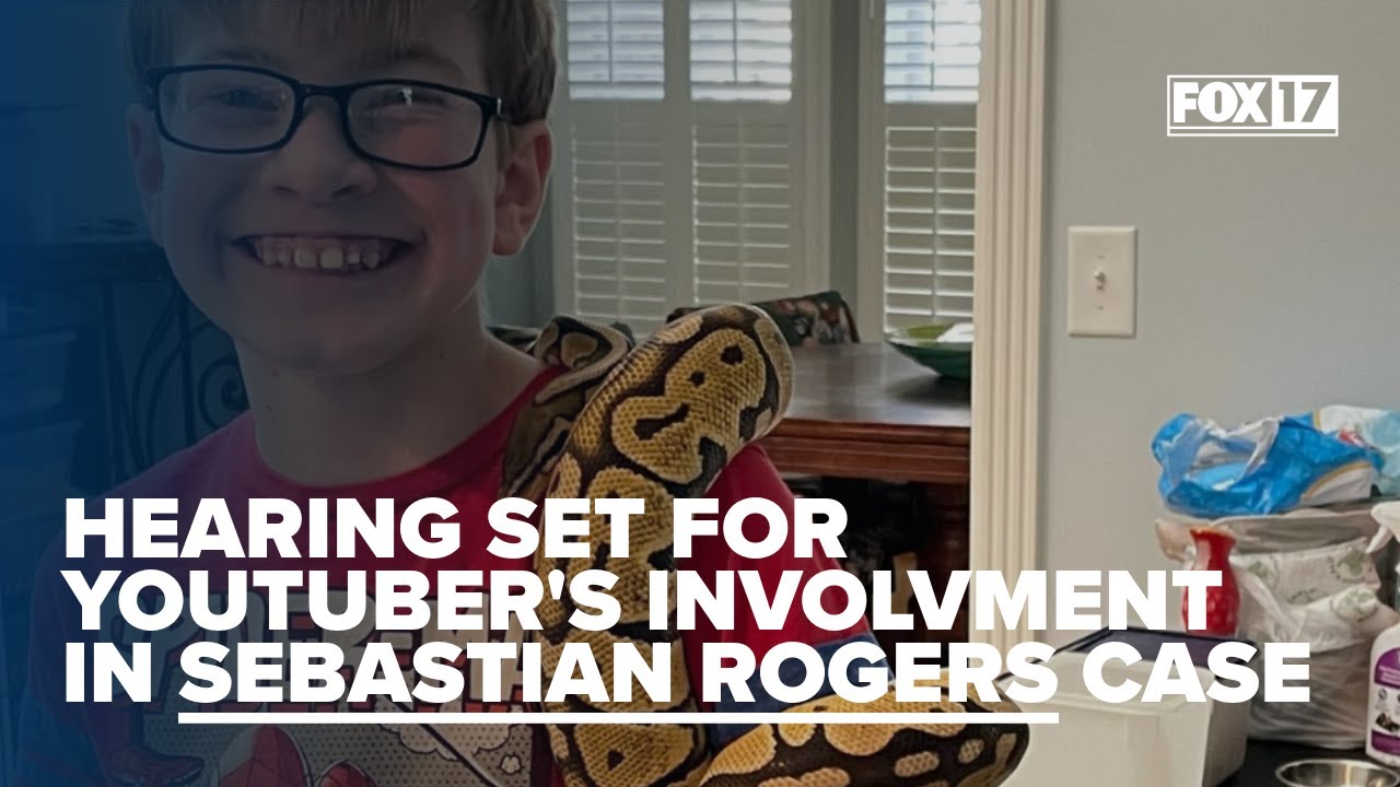 Hearing set for YouTuber's involvement in Sebastian Rogers case