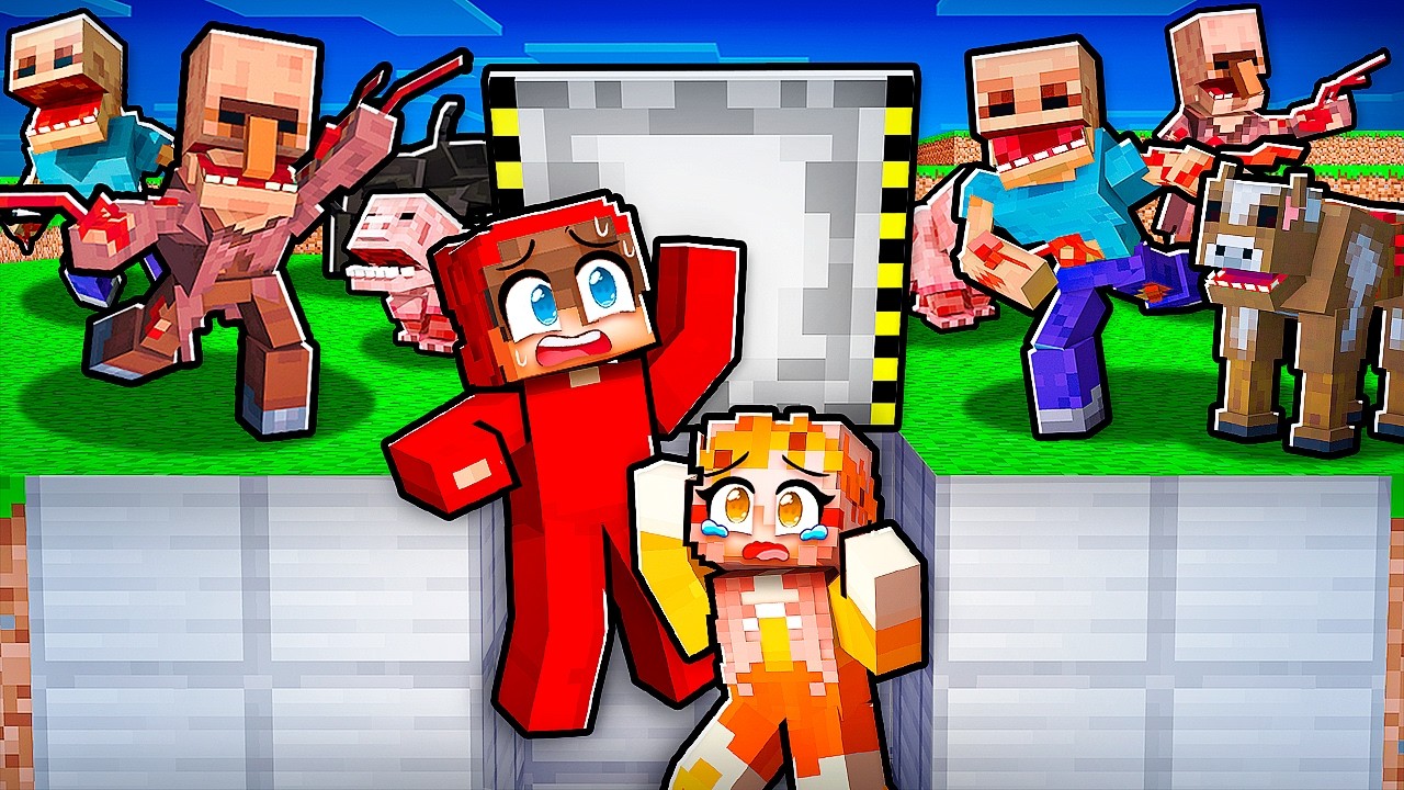 PARASITES vs Doomsday Bunker in Minecraft!