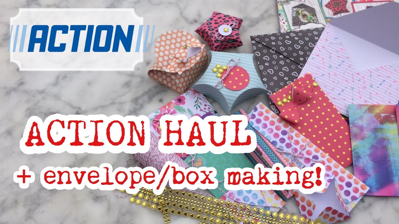 ENVELOPE/BOX MAKING | ACTION FRANCE! ACTION HAUL! Craft Sensation