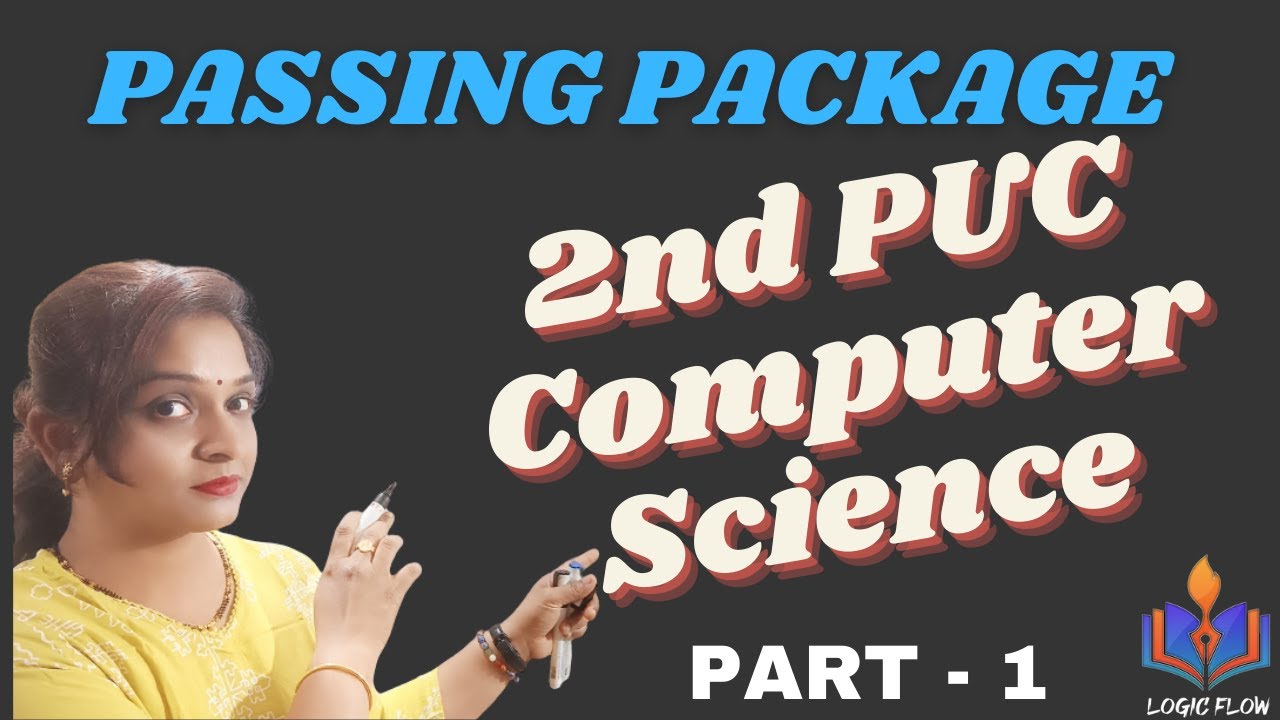 PUC - 2nd PUC Computer Science Passing package|Part -1|#2ndpuc|#computerscience|#passingpackage