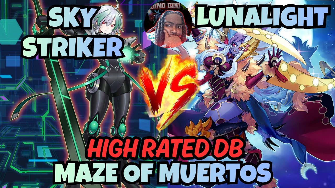 SKY STRIKER ПРОТИВ LUNALIGHT | ВЫСОКОРЕЙТИНГОВАЯ КАРТА DB YUGIOH!