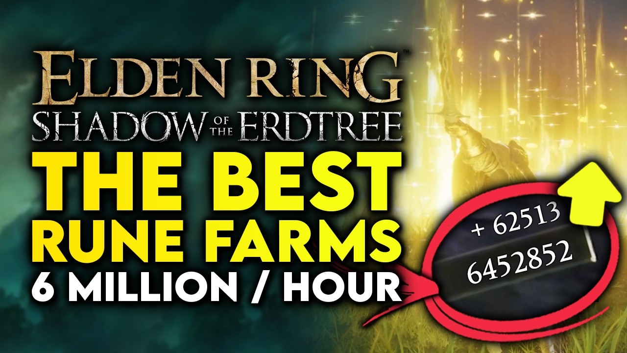 Elden Ring &laquo;Тень Эрддрева&raquo; | 3 лучших и БЕСКОНЕЧНЫХ фермы рун! БЫСТРОЕ повышение уровня