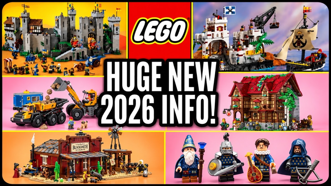 SO MUCH LEGO NEWS! Castle, Pirates, BDP & MORE!