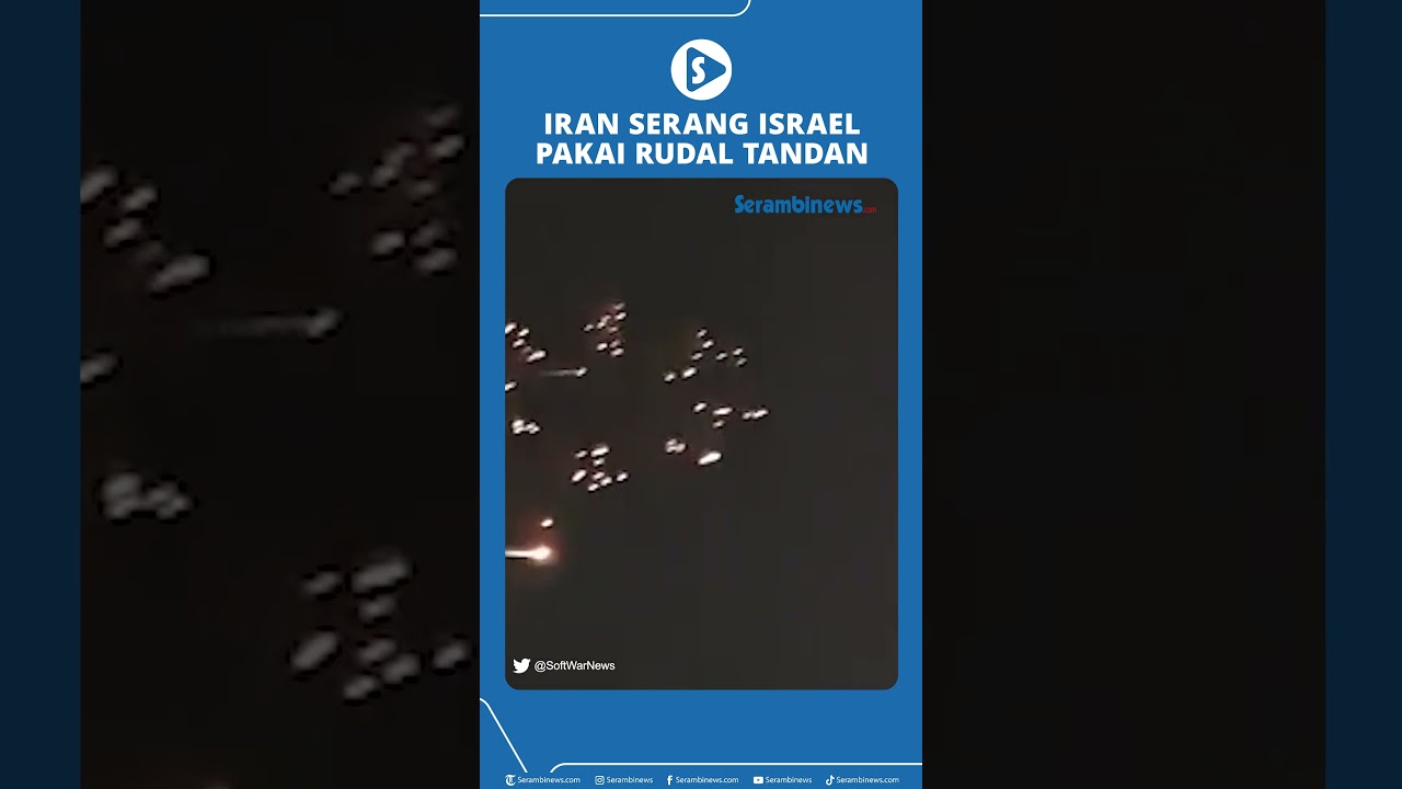 Iran Serang Israel Pakai Rudal Tandan
