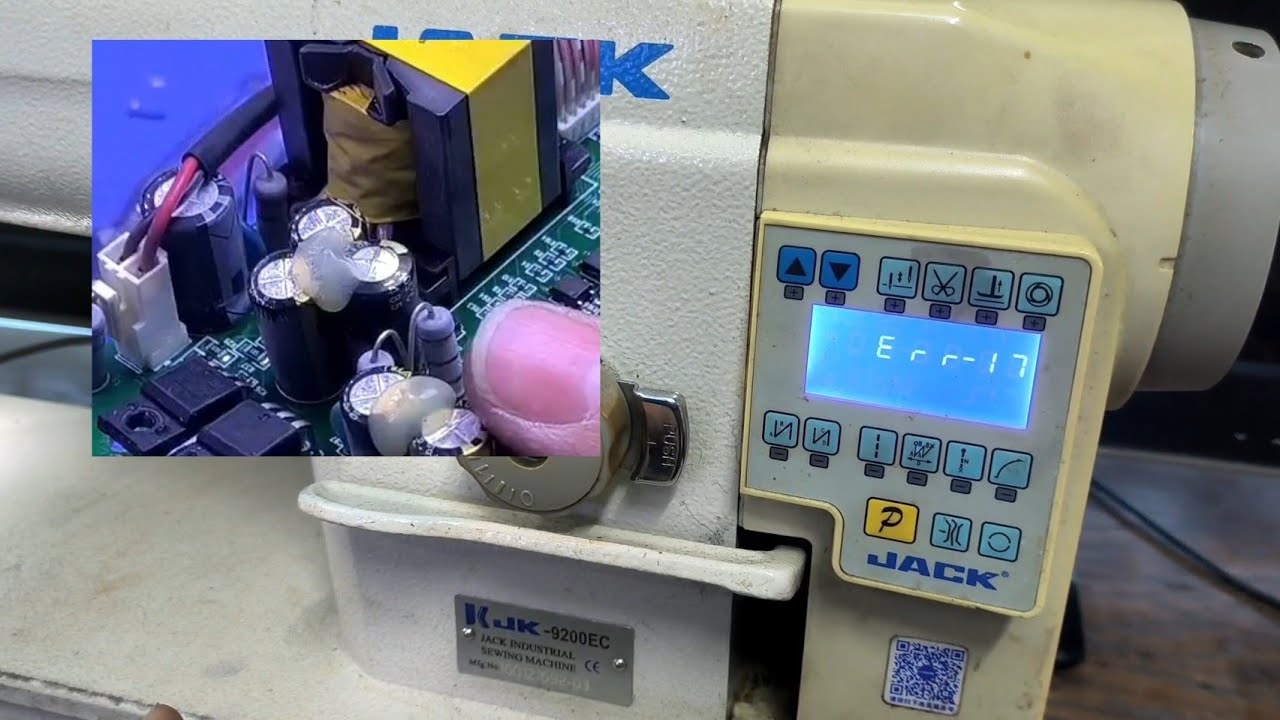 JK-9200EC 9200 ERROR 17 Err-17 JK-SHIRLEY LOCKSTITCH #repair #jack #jk-shirley #lockstitch