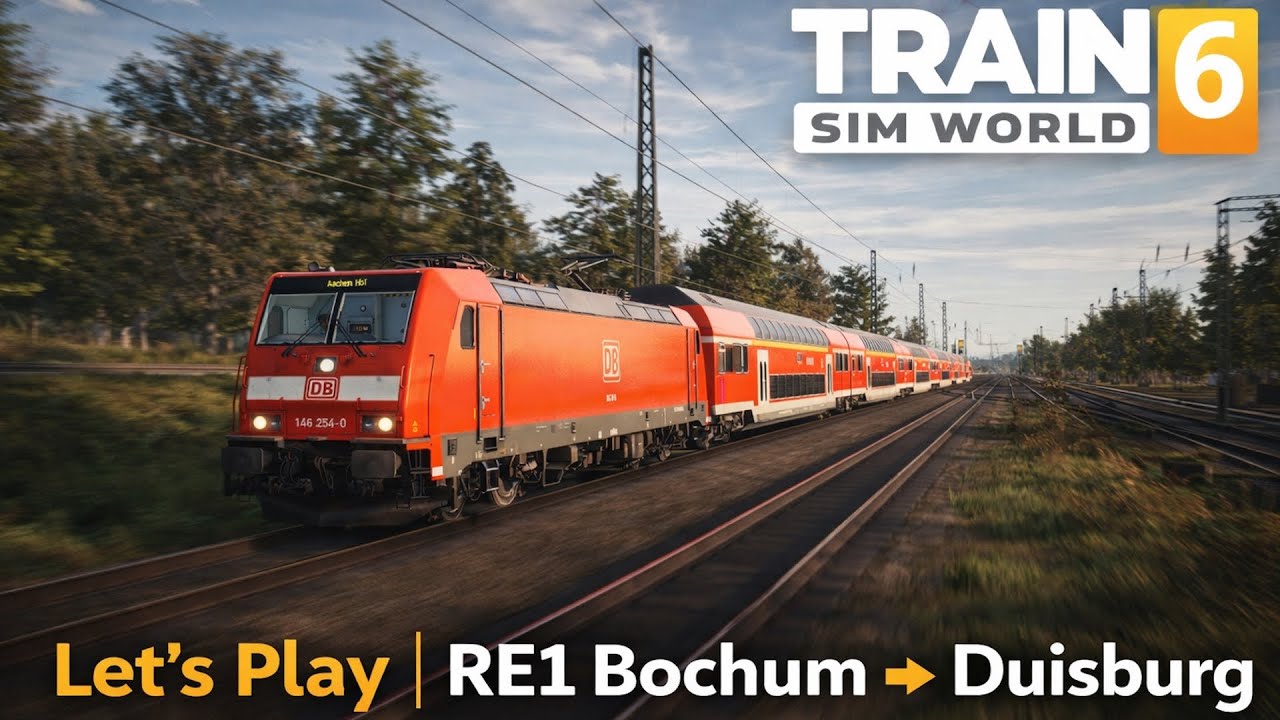 RE1 Ruhrgebiet  | Bochum ➜ Duisburg | Train Sim World 6