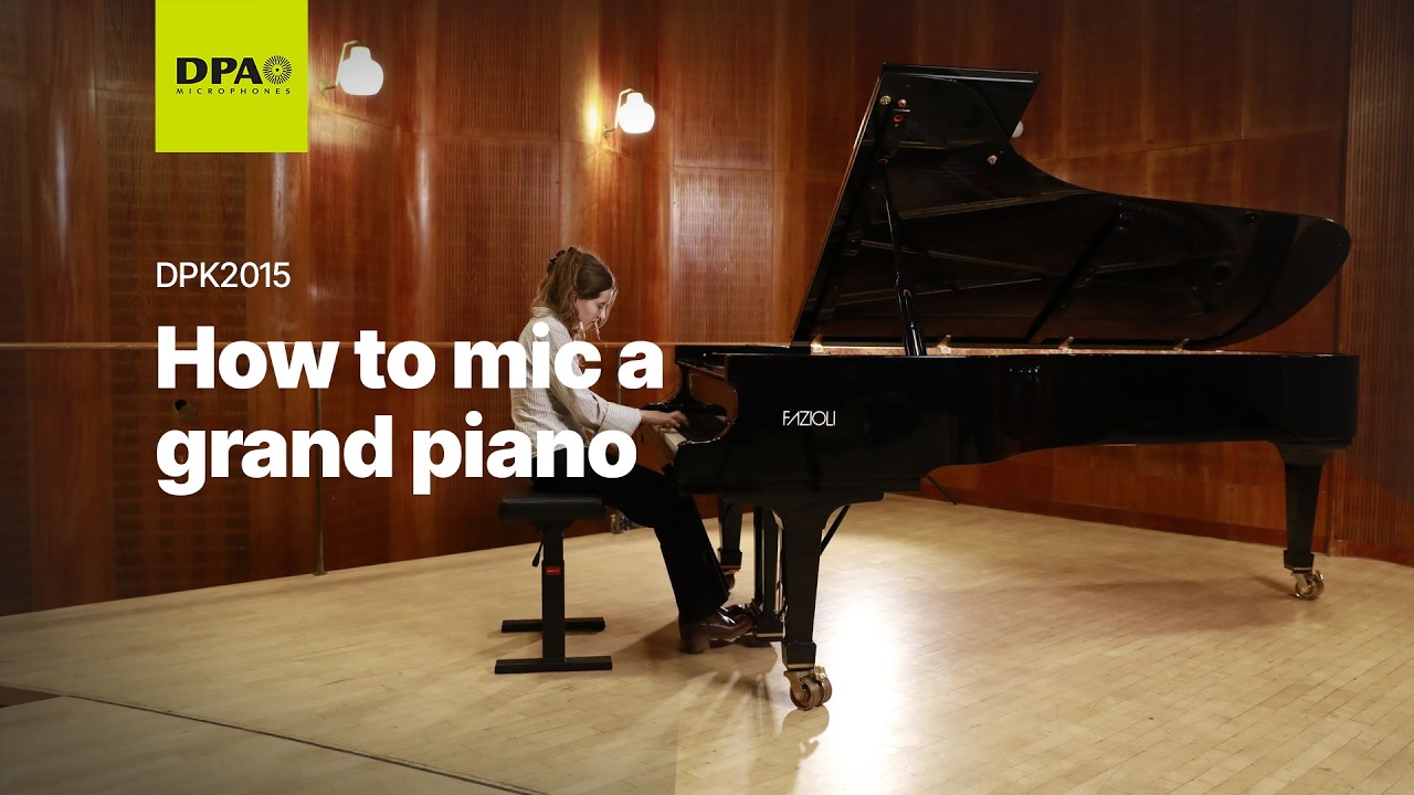 Hear 2015 Wide Cardioid Mics on a grand piano in various positions