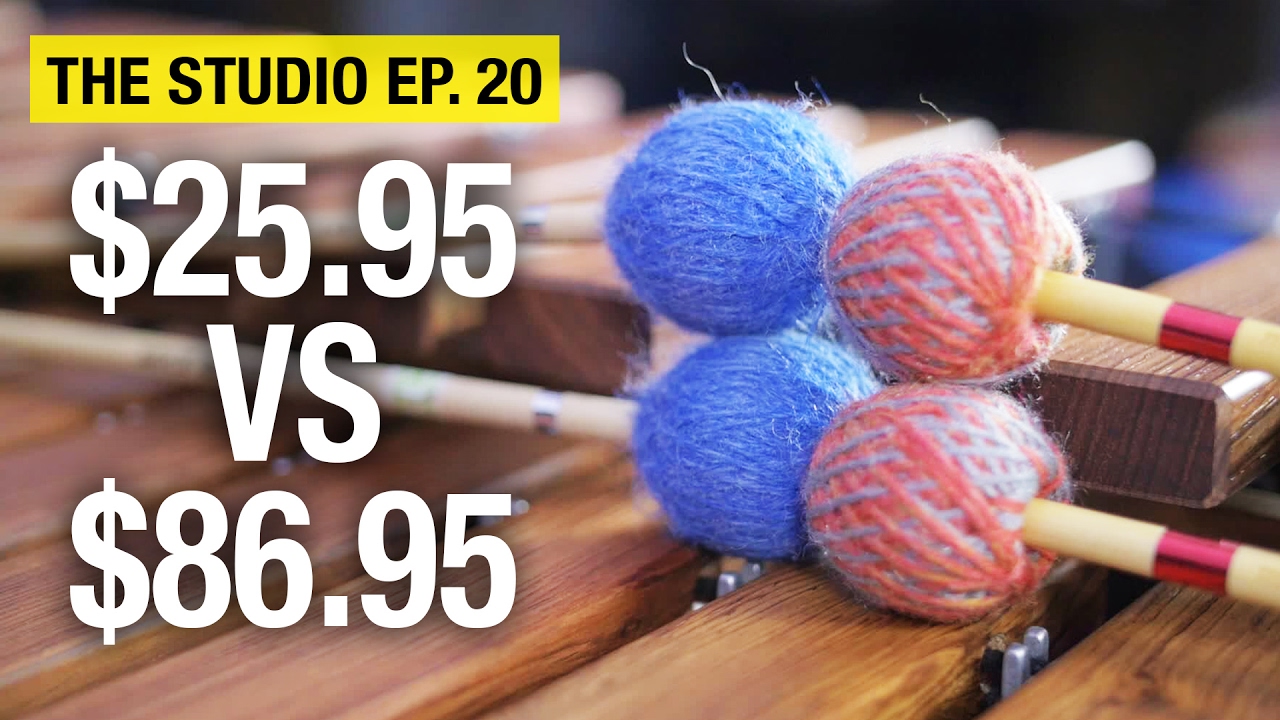 CHEAP vs EXPENSIVE Marimba Mallets!
