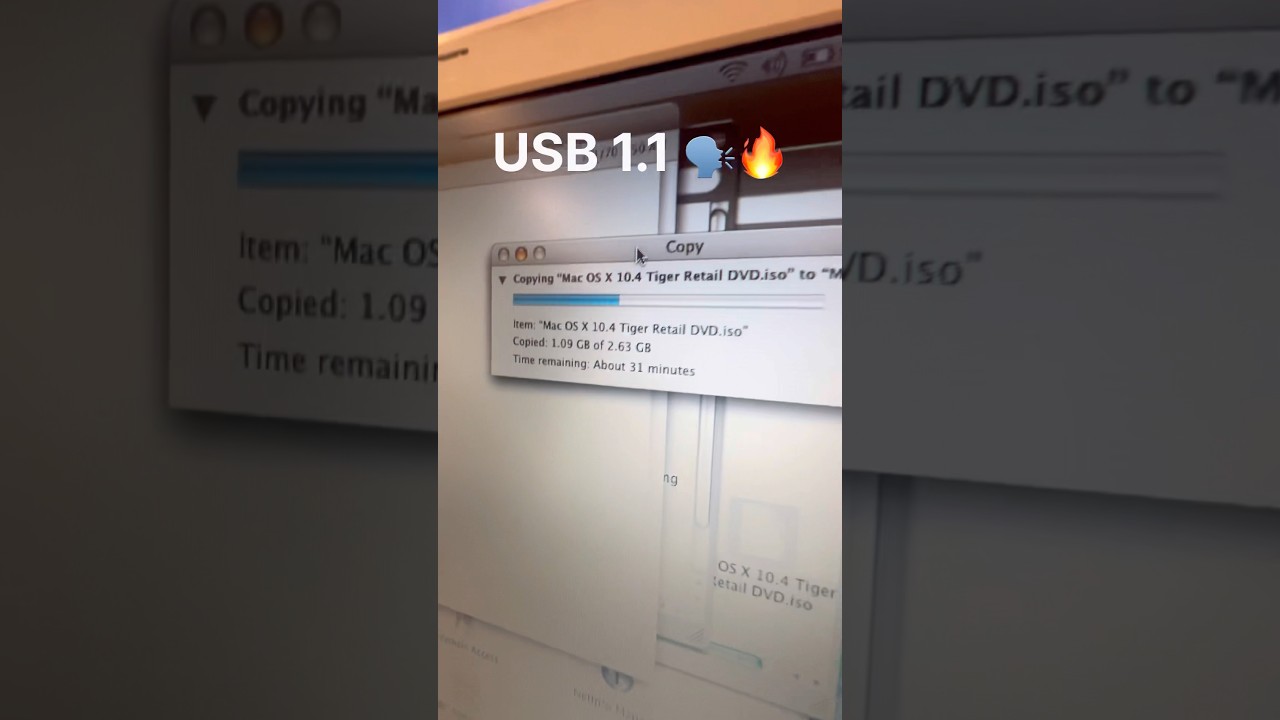 USB 1.1 🗣️🔥 - re:Spring #apple #vintage #ibooks #macos #usb