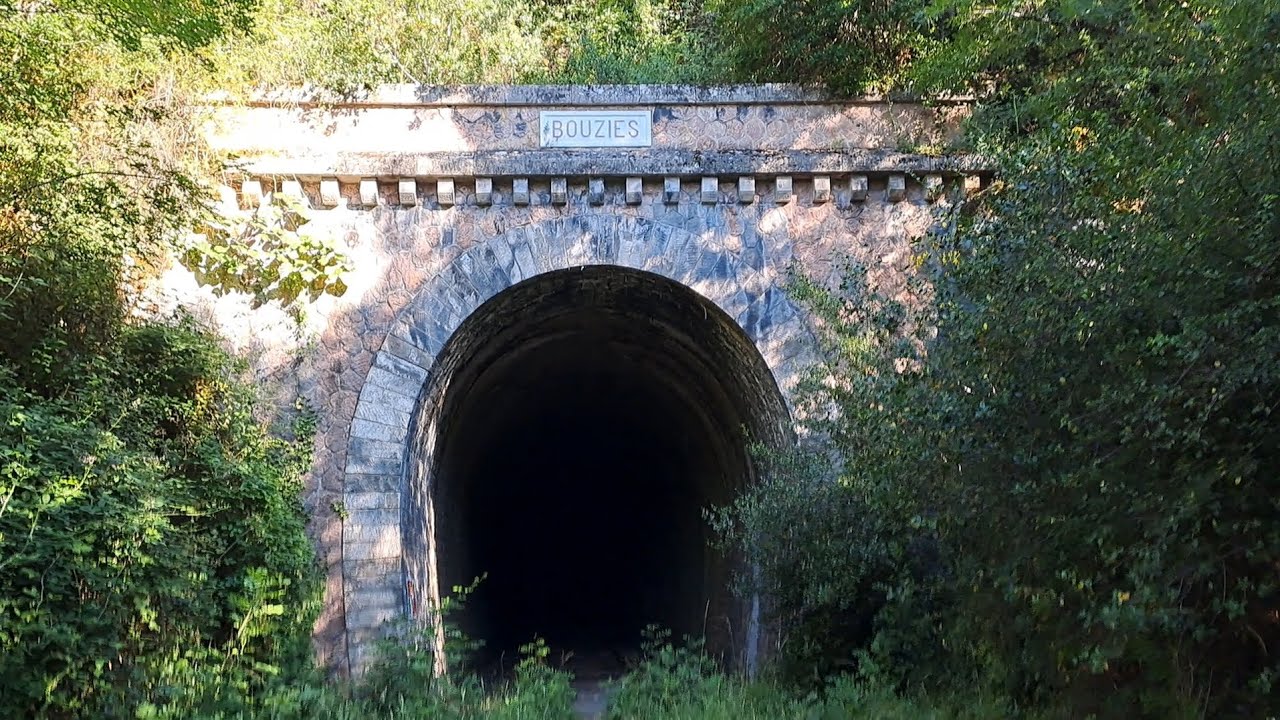 Tunnel de Bouziès - PN 412 / ballade sur la ligne Cahors Capdenac