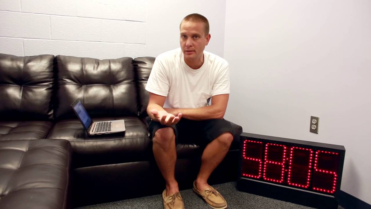 Swimnerd's Bluetooth pace clock