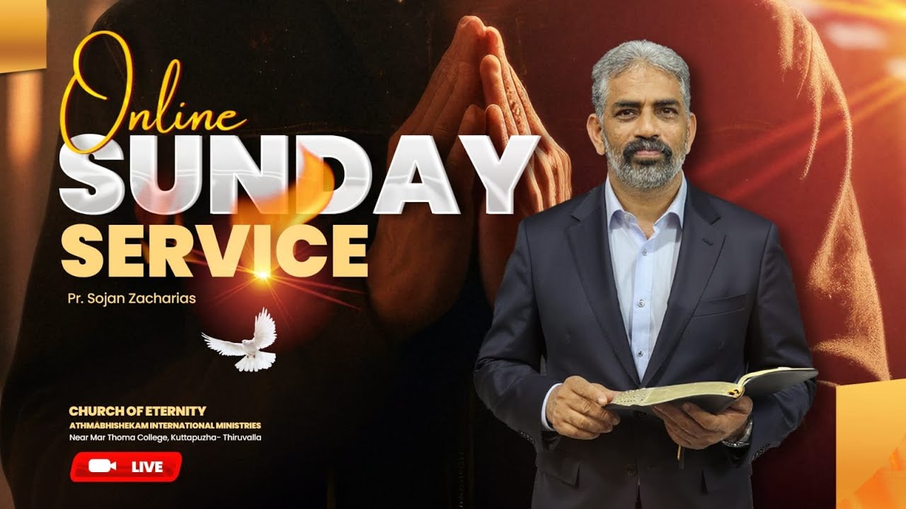 🔴Sunday Service|11-01-2026 |Pr.Sojan Zacharias|Church Of Eternity Thiruvalla